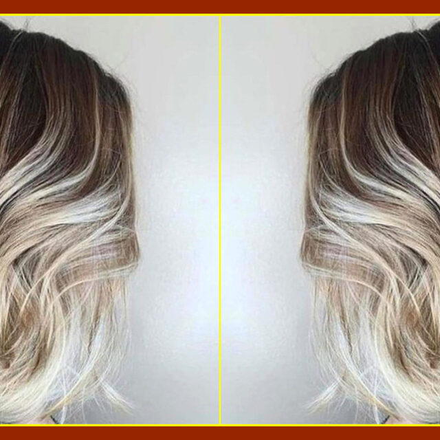 Окрашивание красками Picasso/Indola Professional волос средней длины с растяжкой цвета