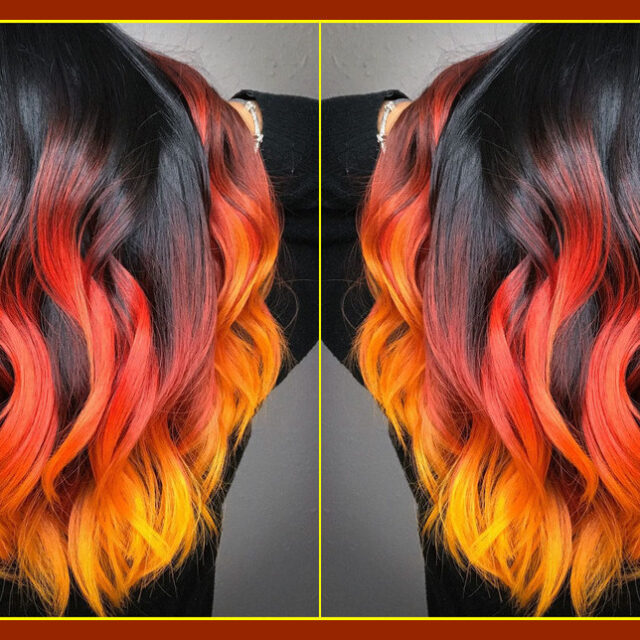 Окрашивание суперкрасками Selective/Wella длинных волос в три цвета