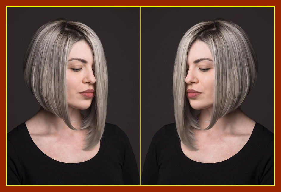 Окрашивание суперкрасками Selective/Wella длинных волос в два цвета