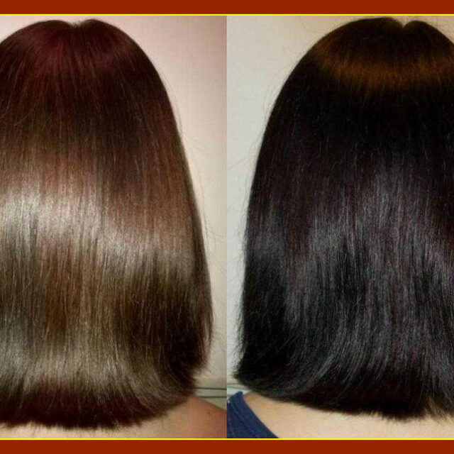 Окрашивание суперкрасками Selective/Wella волос средней длины в один цвет