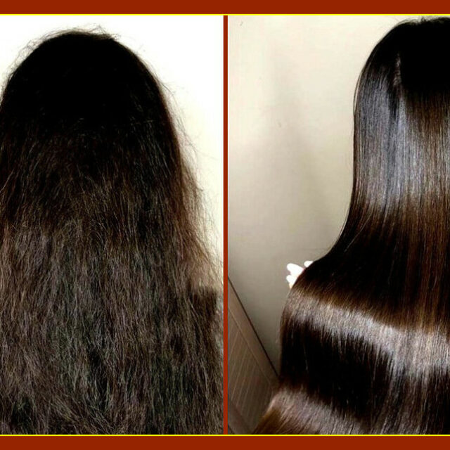 Ламинирование/глазурирование длинных волос