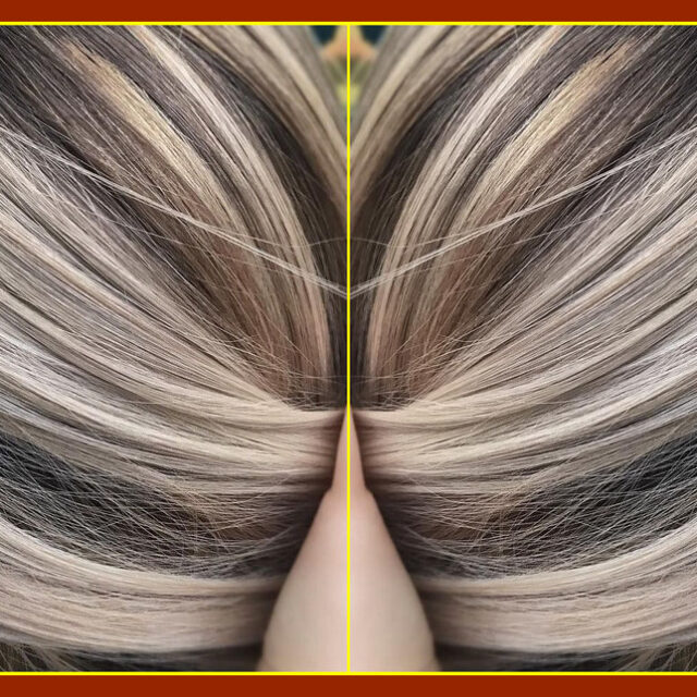 Мраморное окрашивание суперкрасками Selective/Wella коротких волос